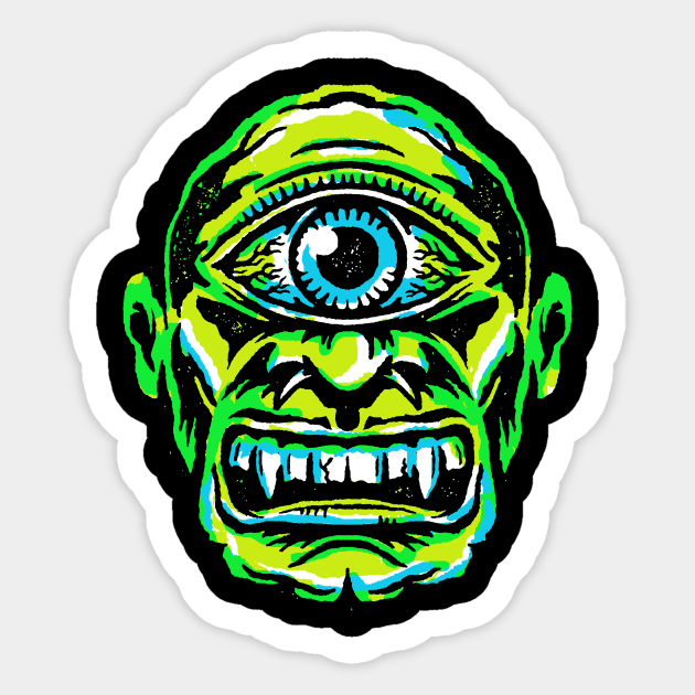CYCLOPS Sticker by THE HORROR SHOP